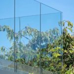 infinity glass balustrade corner